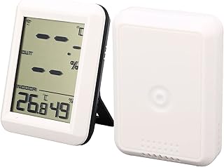 Hygrometer Thermometer, Digital Hygrometer, Indoor Thermometer Humidity Gauge for Home, Office, Greenhouse, Wireless Indoor Outdoor Thermometer, Temperature and Humidity Gauge
