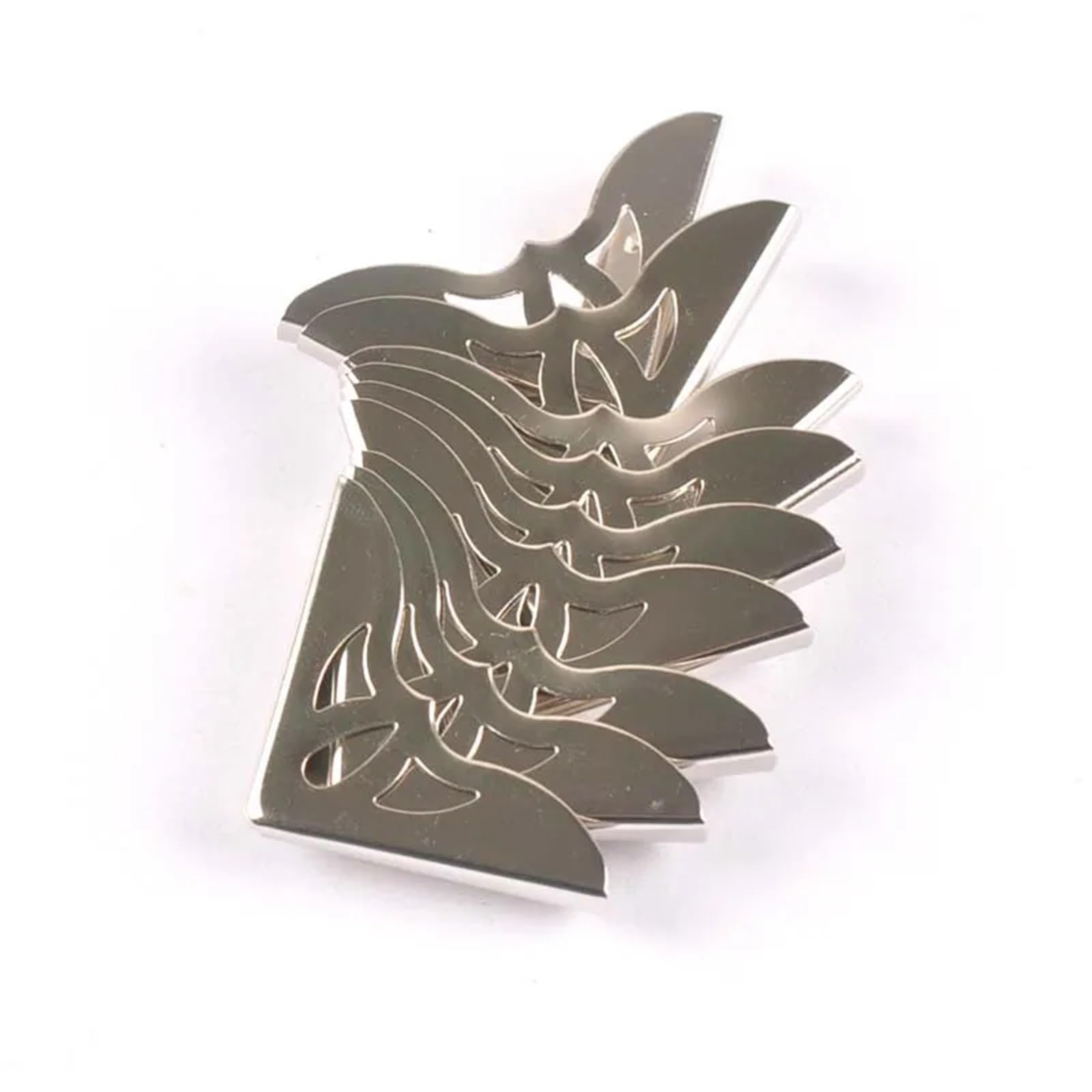 Protector de esquinas retro, Protectores de esquinas de libros de metal for álbumes de libros DIY Multicolor 30x30x4mm 10 piezas(Mix)