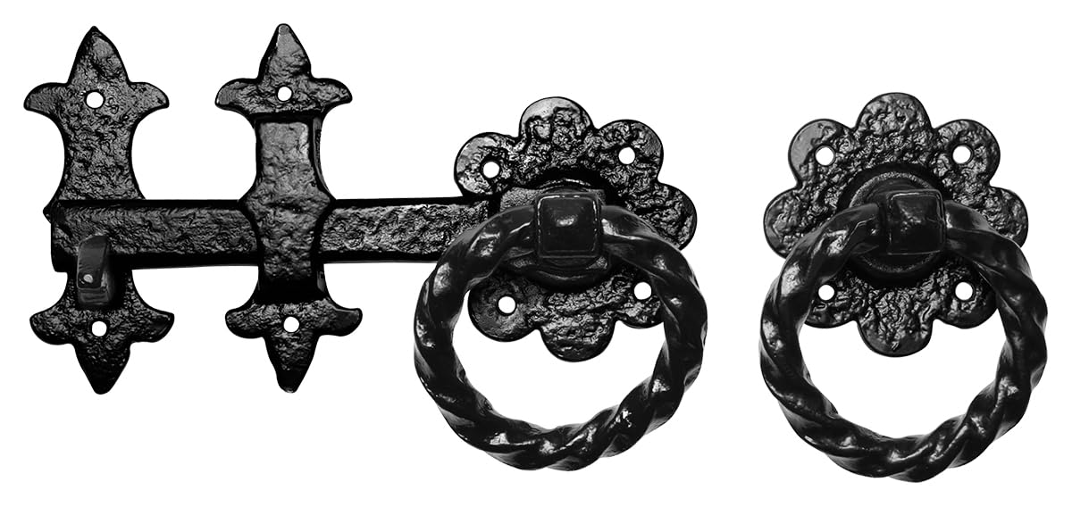 Kirkpatrick 8 Inch Gate LatchBlack (1249) from B&Q