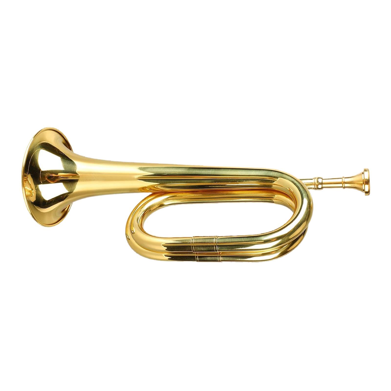 MagiDeal Trompette, de marche, instrument de musique facile à jouer, instrument professionnel en alliage de laiton pour enfants, musiciens et