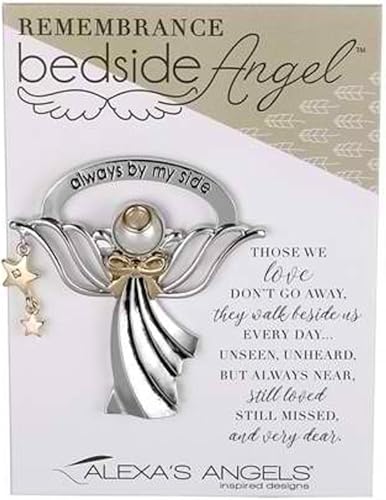 Los ángeles de Alexa 25 Remembrance Bedside Ángel Carded