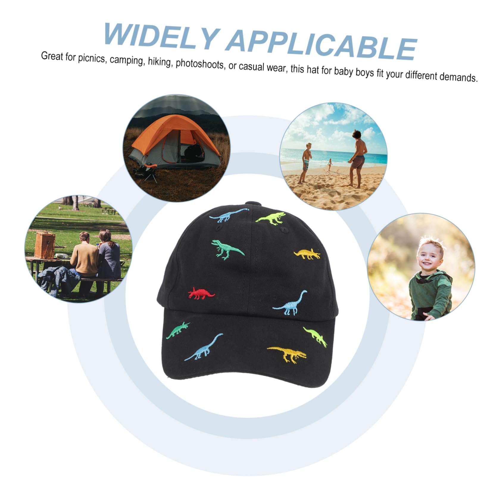 UPKOCH Cappellino Baseball Regolabile con Protezione Cappello per Design attività