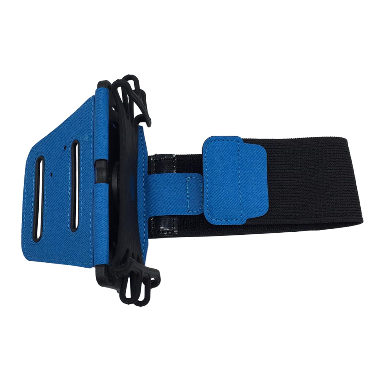 Uonlytech 2pièces Rotation Brassard De Téléphone Mobile pour Sport Plein Air Support Ajustable pour Smartphone pour Course Et Activités Extérieures Bleu
