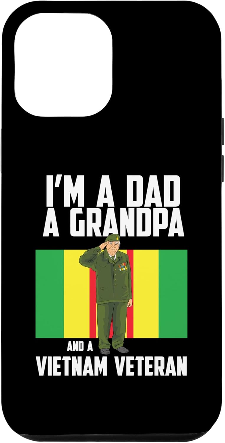 iPhone 14 Plus Vietnam Veteran Dad Father's Day Grandpa