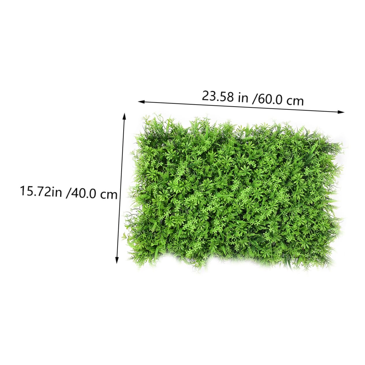 PRETYZOOM 2 Piezas Artificiales Pecera Planta Artificial para Adorno Panel Acuario Hierba Plantas De Interior Interior Césped Artificial Hierba Fausse Pared Mousse Plantas De