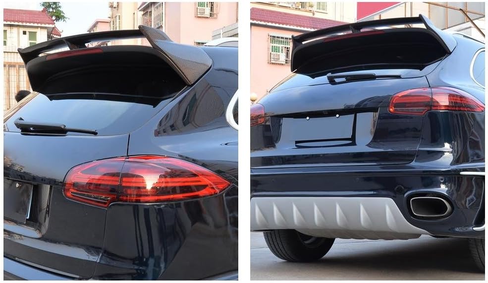 Carbon Fiber Rear Wing Spoiler fits for Porsche Cayenne 4-Door 2015-2017