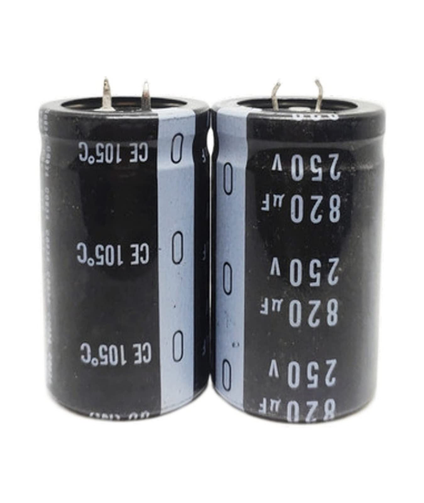 Condensateurs 250V 820uF en aluminium 30x35mm pour réparer et sauver vos appareils en panne