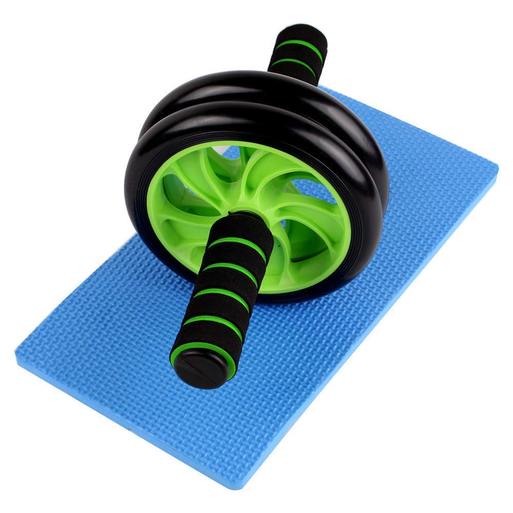 Stvin Unisex Dual-Wheel AB Roller with 2 Latex Resistance Tubes – Core Strengthening, Abdominal Workouts & Belly Fat Burner-image-41