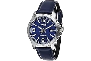 Casio MTP-V004L-2B Men's Classic Watch in Eye-Catching Blue