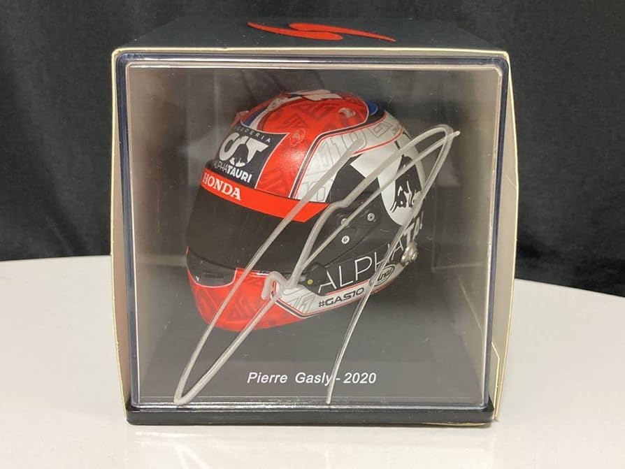 Amazon | 直筆サイン！ピエールガスリー 1/5 レプリカヘルメット