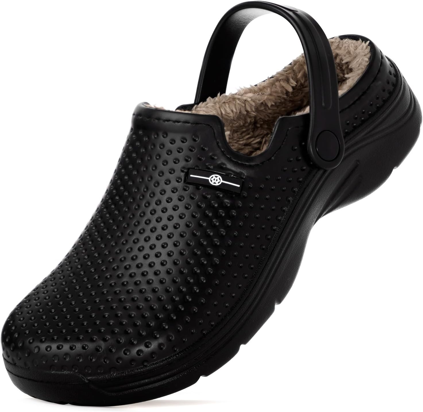 Klompen Dames Winter Tuin Schoenen Heren Sloffen Waterdicht Pluche Slippers Lichtgewicht Warm Eva EU44 Grijs-A