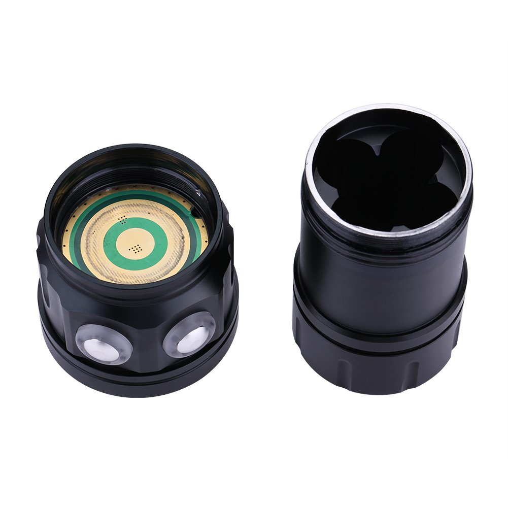 Torcia subacquea, IPX8 18000 lumen, torcia di sicurezza subacquea a LED luminosa da 100 W, per attività subacquee all'aperto
