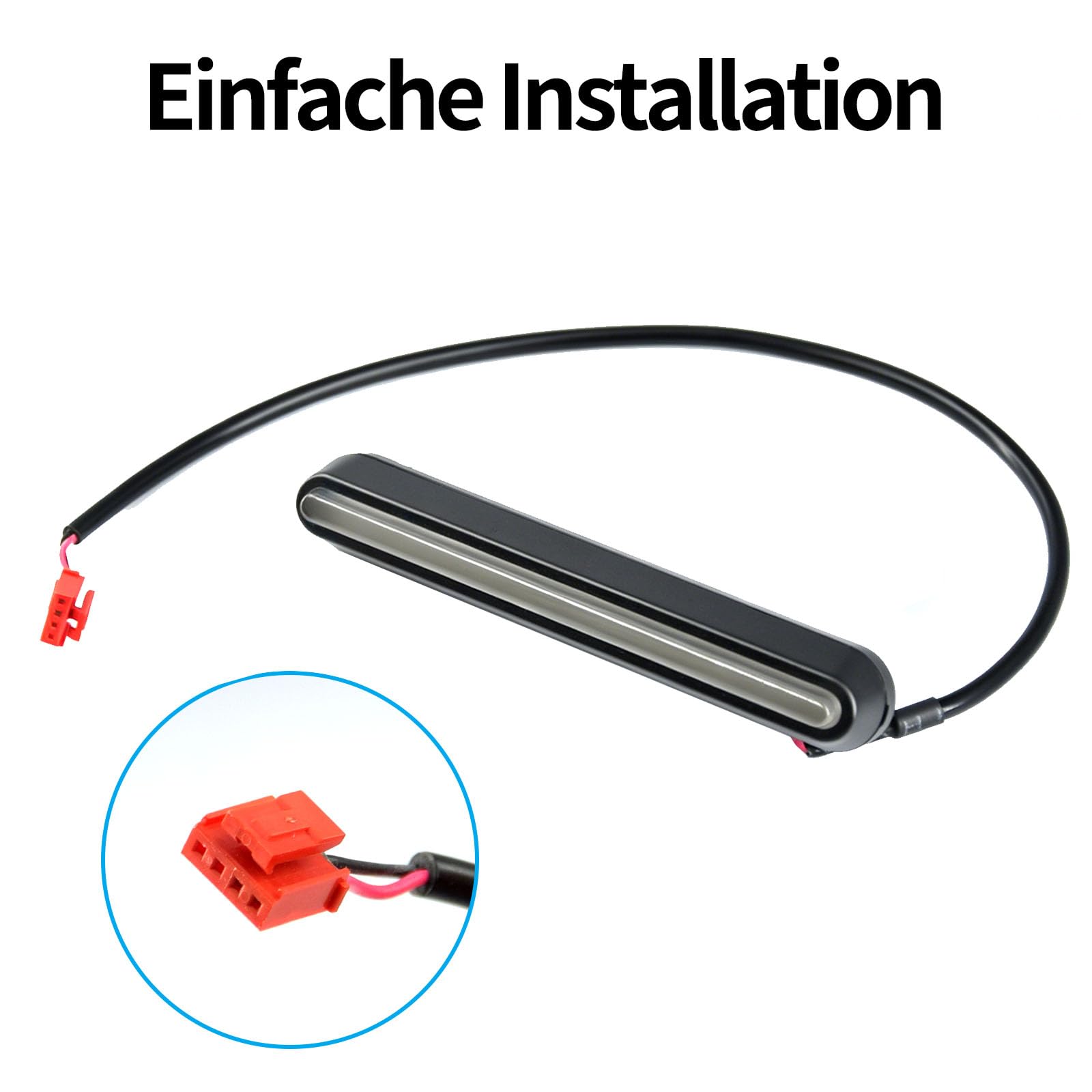 JOYSOG E-Bike-Frontlichter für Ninebot KickScooter MAX G3 / F3 / F3 Pro Elektrische Roller Ersatz-Scheinwerfer-Lampenteile