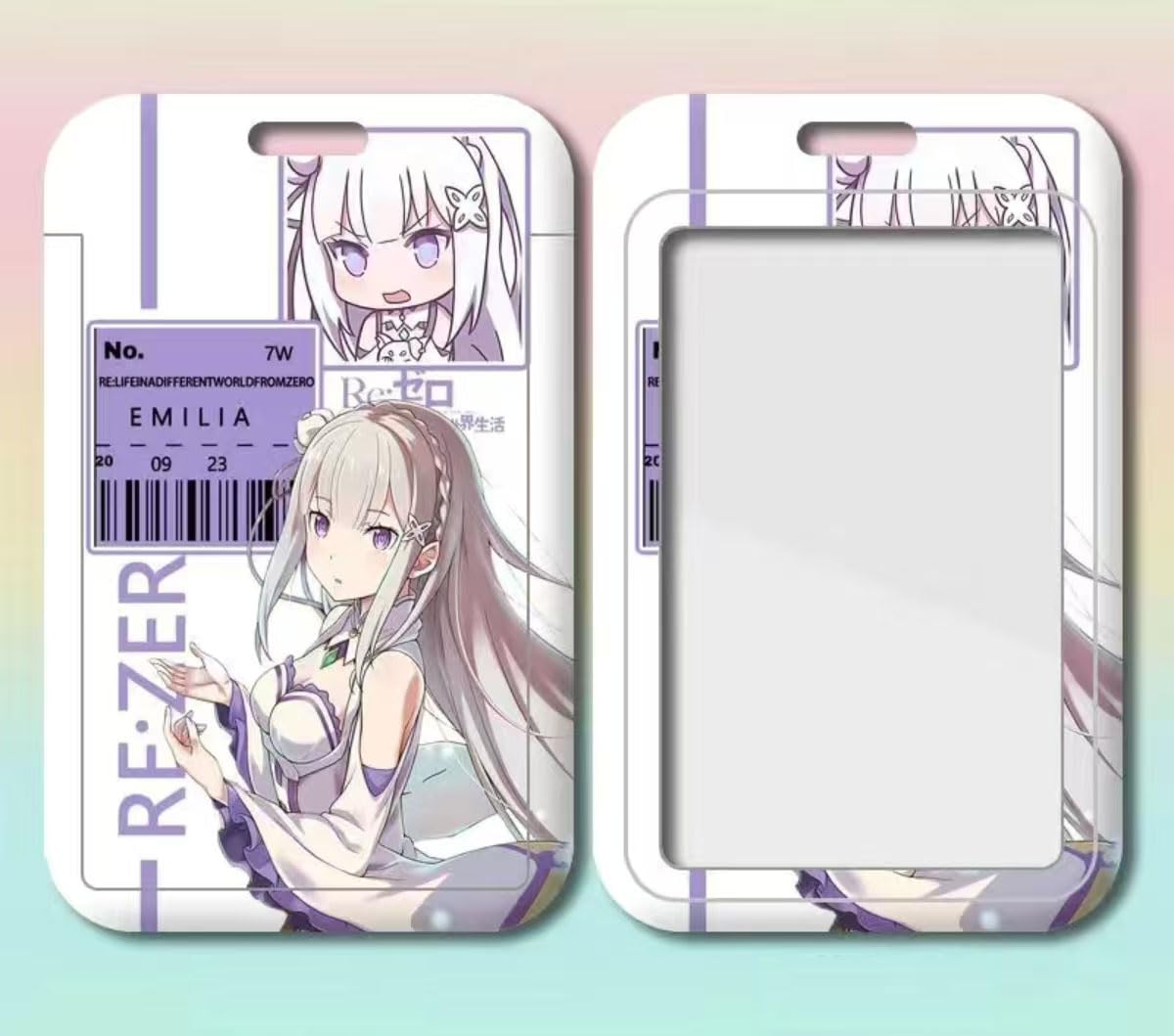 Amazon.co.jp: リゼロ パスケース カードカバー グッズ レム ラム 菜月