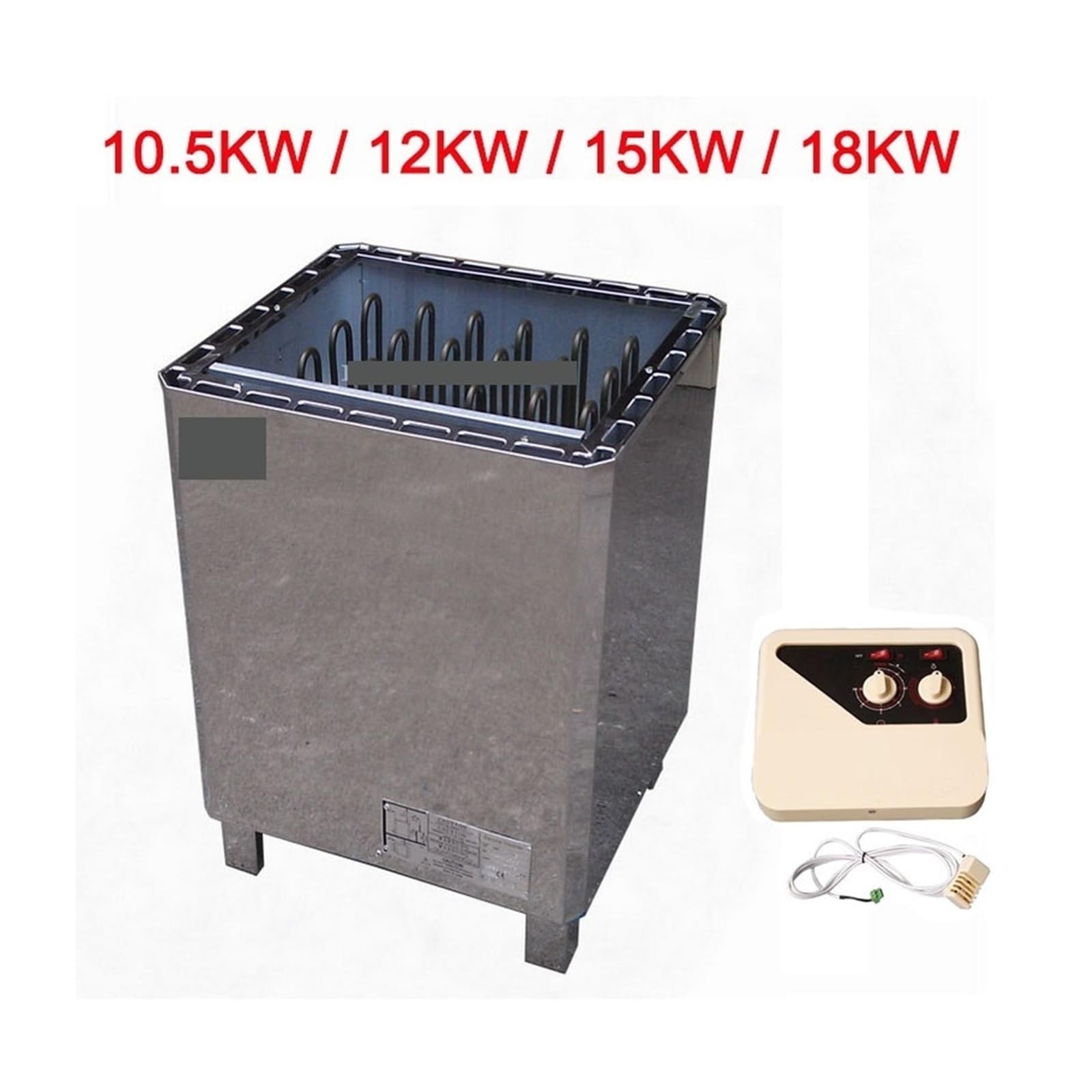 10,5 kW 12 kW 15 kW 18 kW Podgrzewacz do sauny Sauna Maszyna do gotowania na parze suchej, Do użytku domowego Piec grzewczy Pomieszczenie Suchy sprzęt do gotowania na parze 380 V do domowego SPA(15KW)