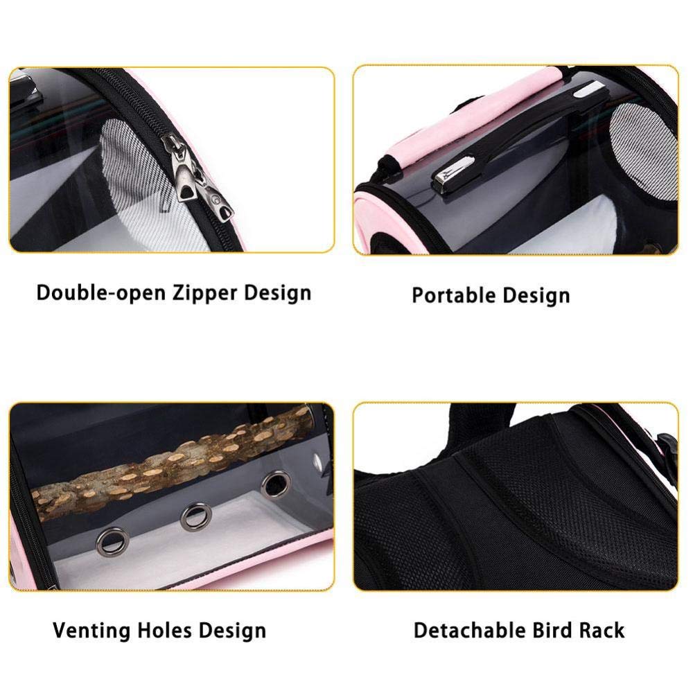 Reiskooi Voor Vogels Bruine Papegaai Rugzak Draagtas Kat En Hond Outdoor Reizen Ademende Drager Vogel Transporttas 1Stks
