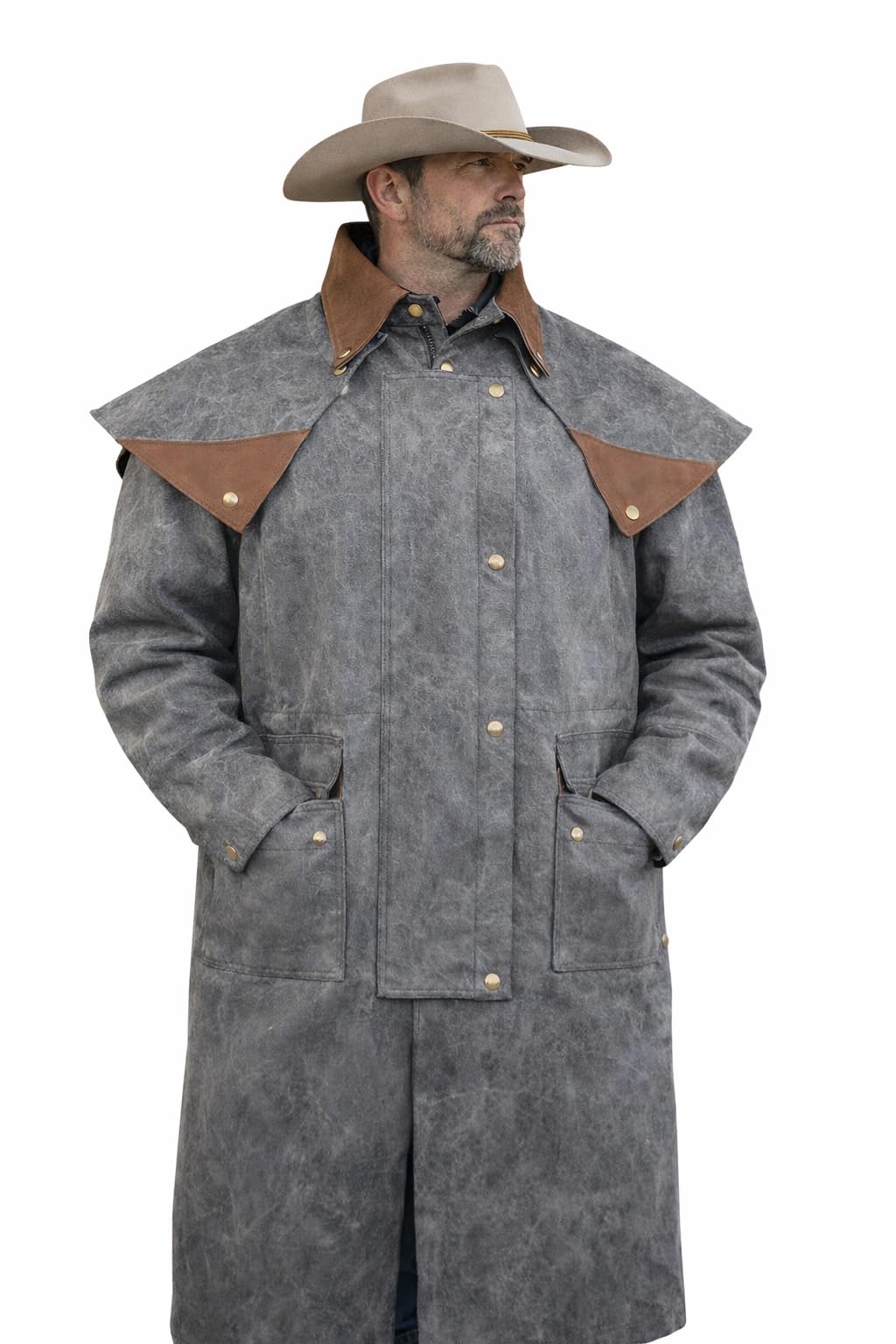 Challenger Oilskin Drover Duster