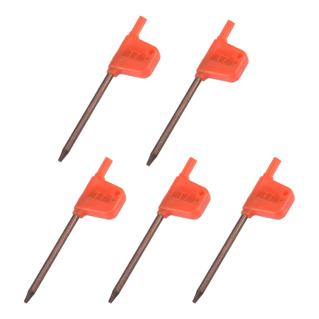 uxcell Torx Screwdriver, T7 S2 Flag Handle Star Driver Key