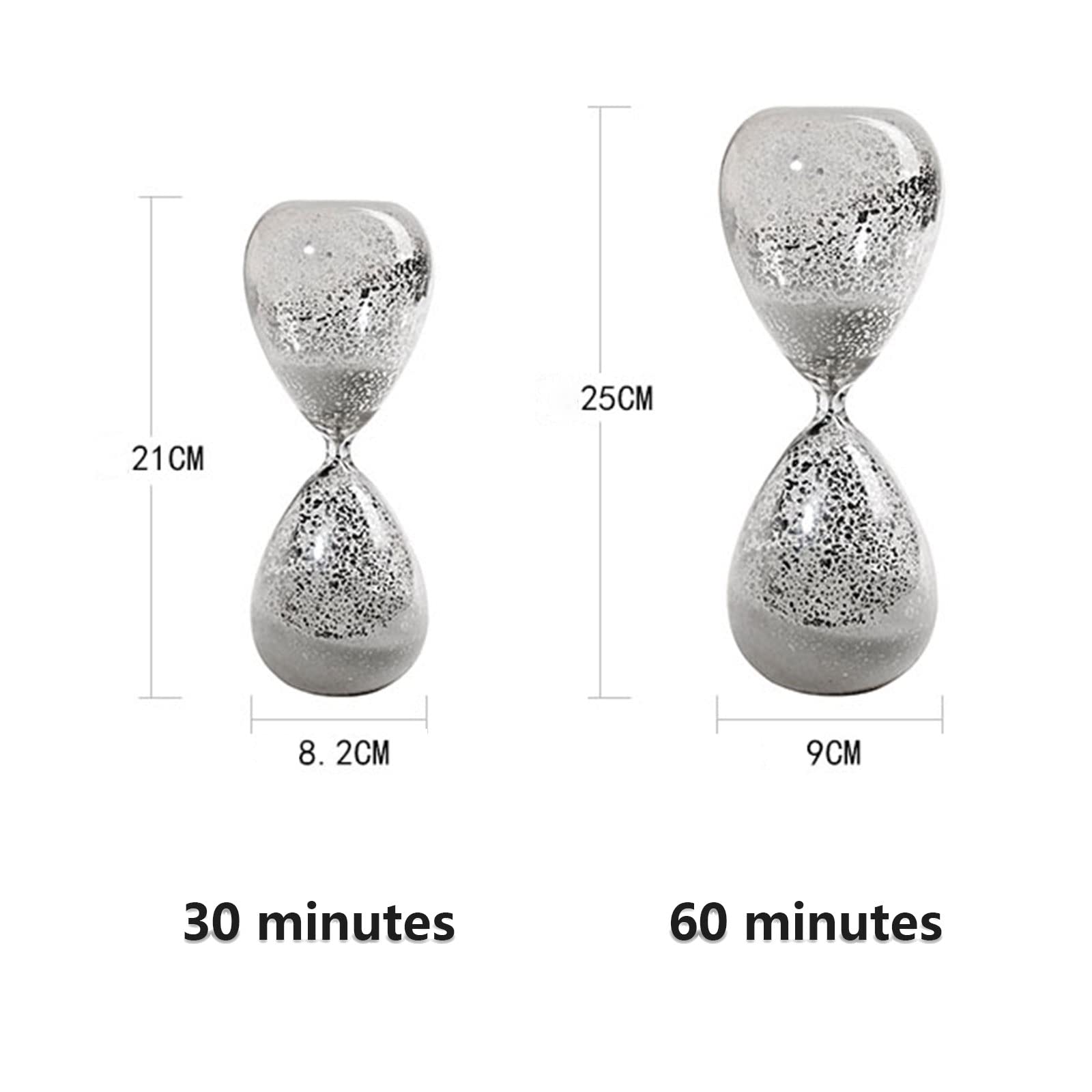 Sanduhr-Timer, Sanduhr, Glas für Dekoration, Sanduhr, Timer, Glas, Sanduhr, 30 Minuten/60 Minuten, Büro, Heimdekoration, Geschenke, Dekoration