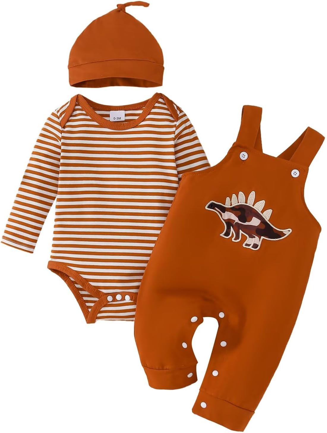 Baby Boy Clothes Fall Winter Outfits Infant Long Sleeve Striped Romper Cartoon Suspender Overalls 3 Pcs 0-18 Months Baby Boy Clothes Fall Winter Outfits Infant Long Sleeve Striped Romper Cartoon Suspender Overalls 3 Pcs 0-18 Months
