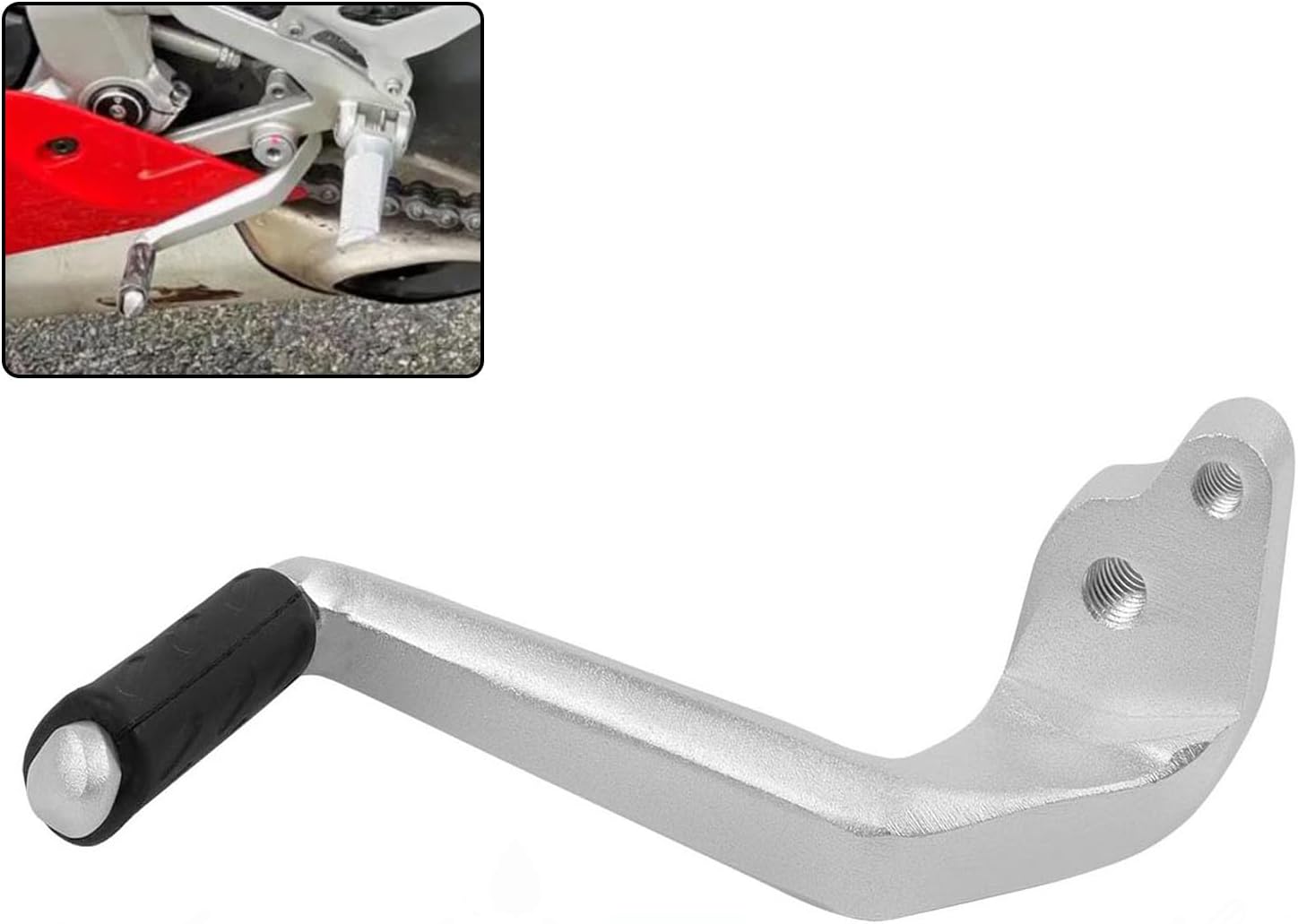 Gear Shift Lever Shifter Foot Pedal Motorcycle Accessories Replacement for Ducati Panigale V2 899 1299 1199 959 45612092BA(Silver)