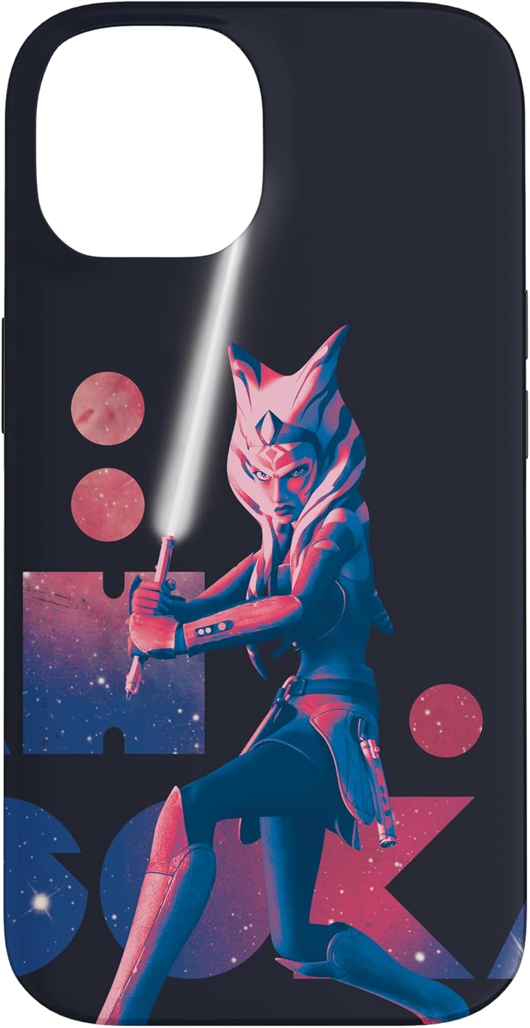 iPhone 12 mini Star Wars The Clone Wars Ahsoka Tano Pink Galaxy Case