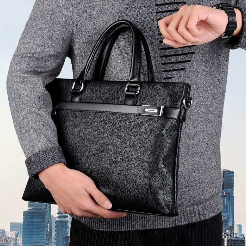 Men's Handbag Business Briefcase Single Shoulder Crossbody Bag Office Workplace2
