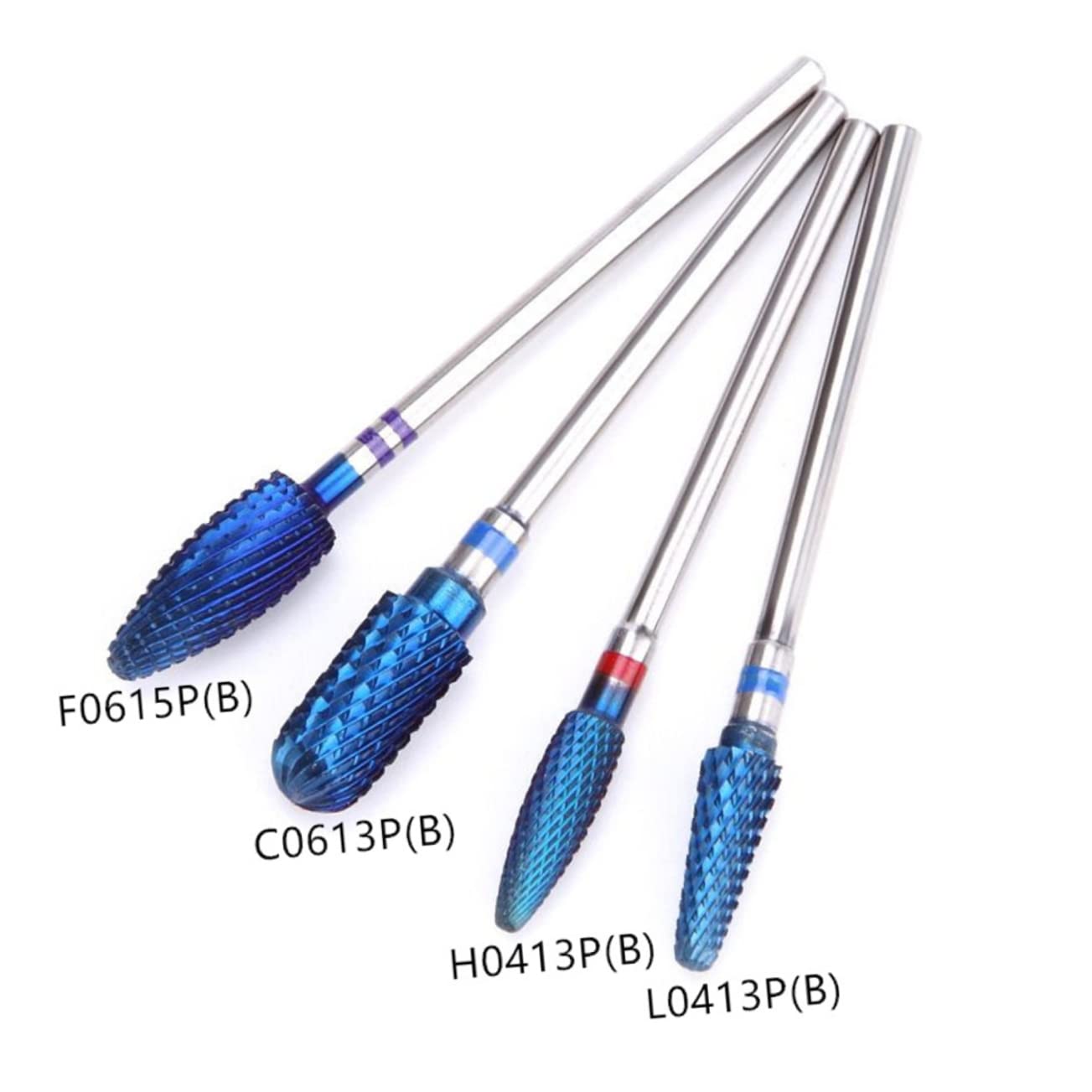 Healvian 3 Pz punte diamantate per unghie strumenti per pedicure strumenti per unghie forniture per unghie strumenti per punte da trapano per lima per unghie diamante gel