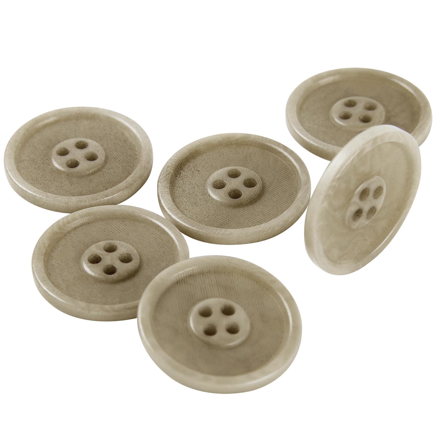 Boutons à 4 trous Inotionstyle JADS00149K lot de 6 pièces 20 mm