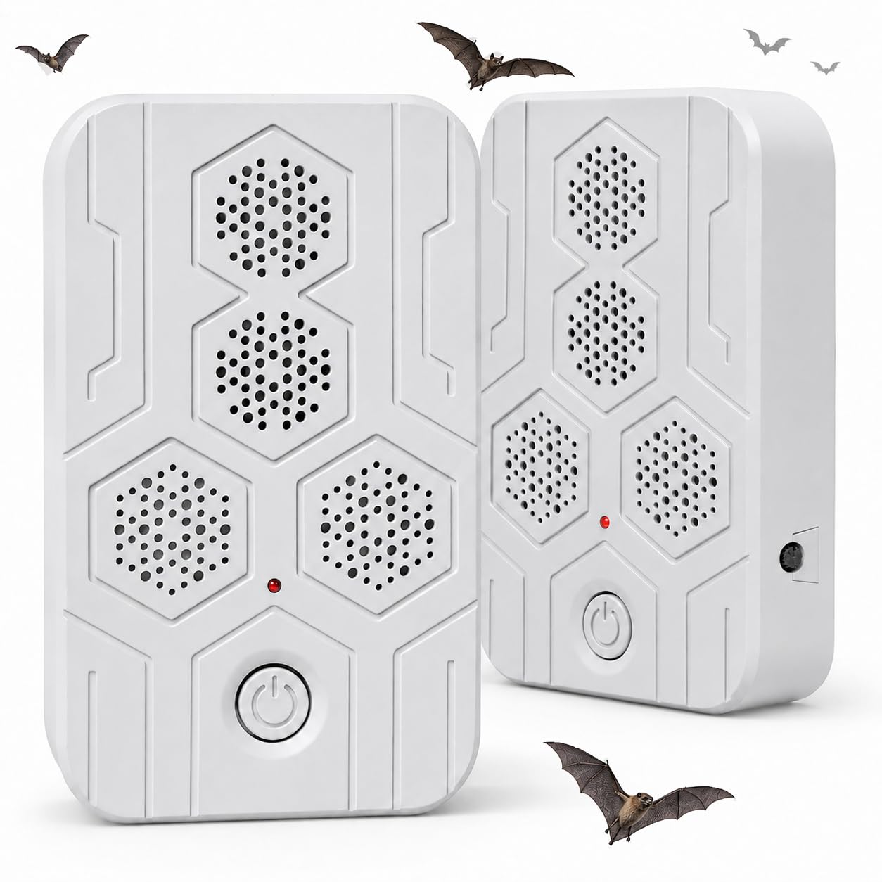ZLieatmp Plug In Ultrasonic Bat Repellent 2 Pack
