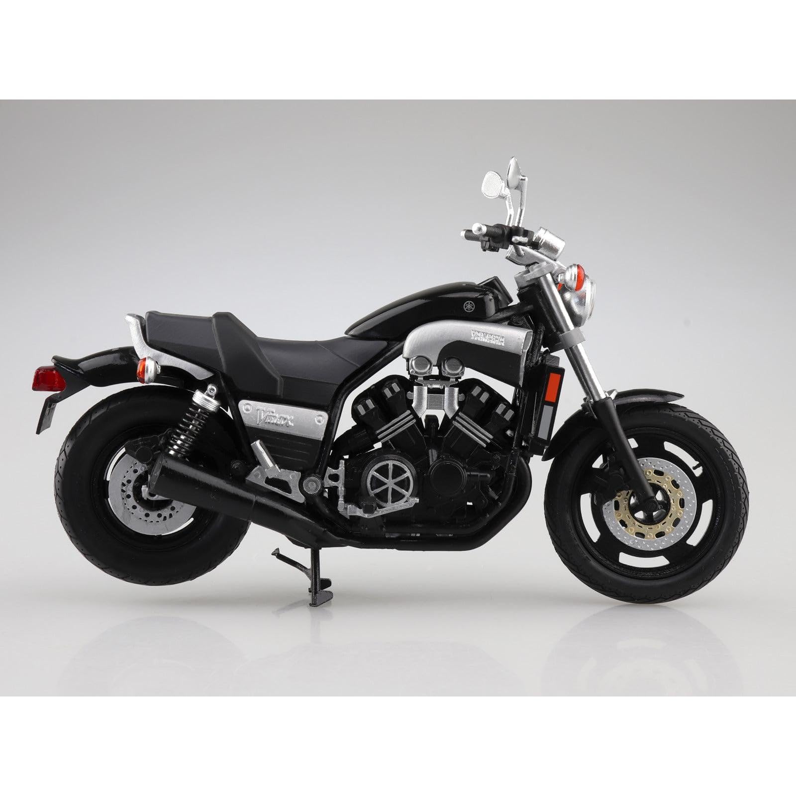 アオシマ 完成品バイク 1/12 YAMAHA Vmax ブラック2 青島文化教材社 アオシマ 1/12 完成品バイク Yamaha Vmax