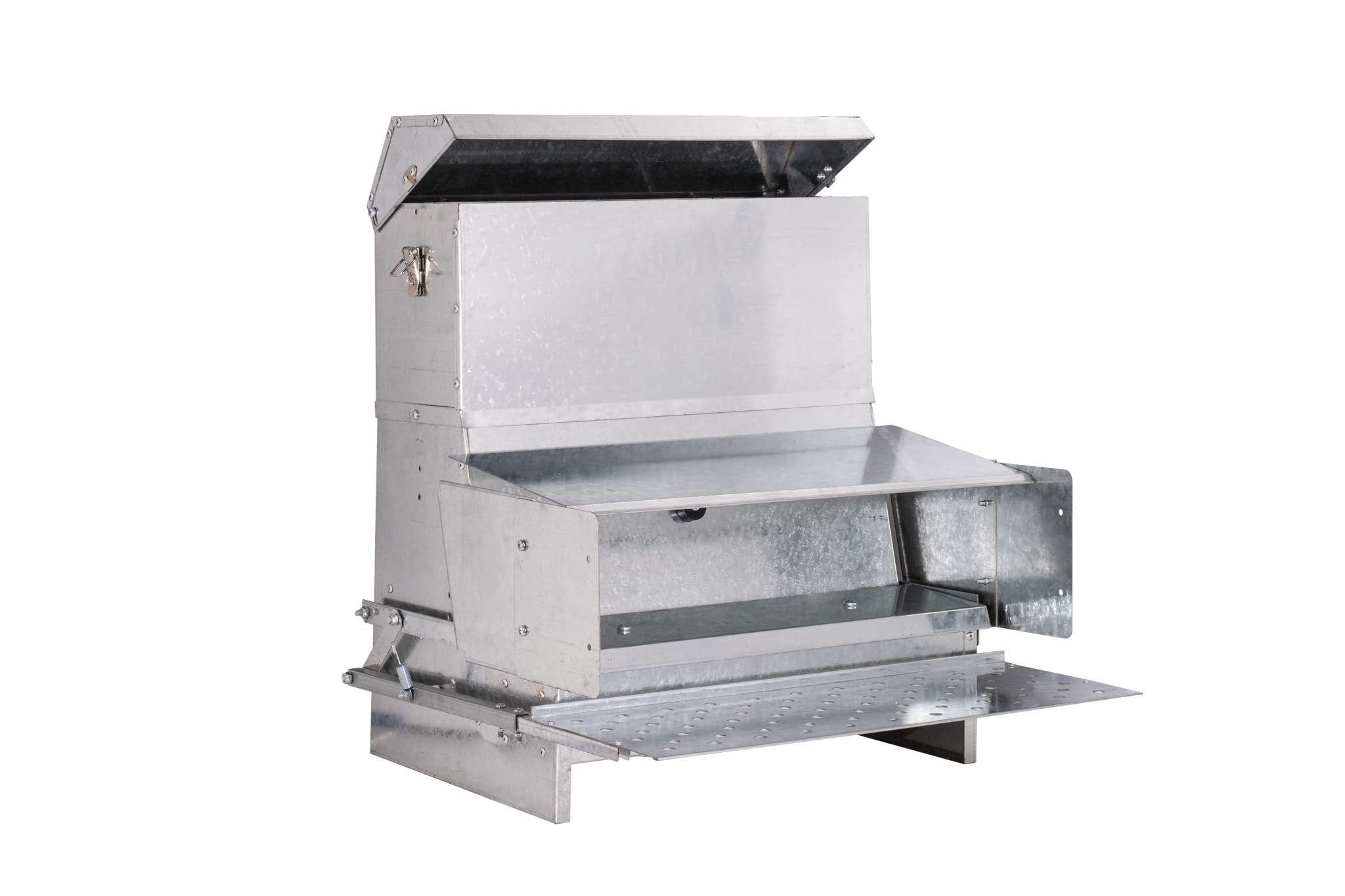 Amazon.com : RentACoop 25lb Automatic Metal Treadle Feeder and