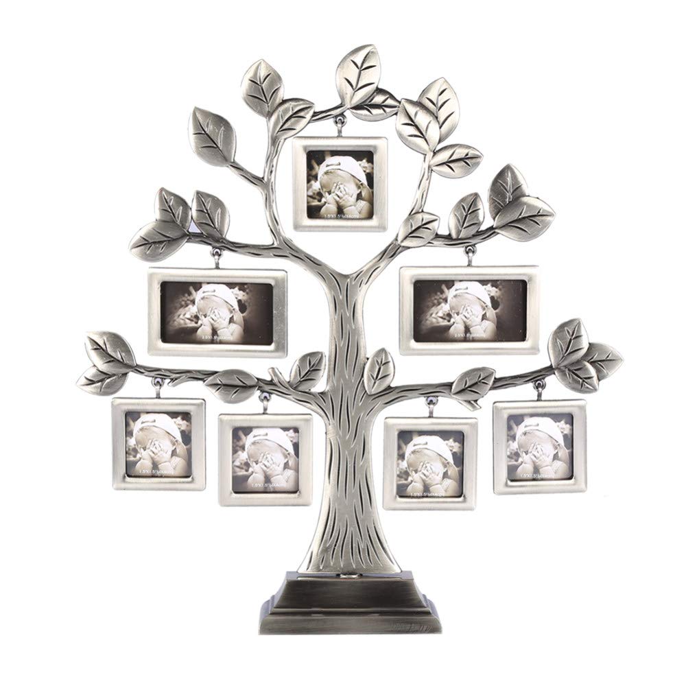 Cadre photo arbre généalogique et support affichage bureau scandinave
