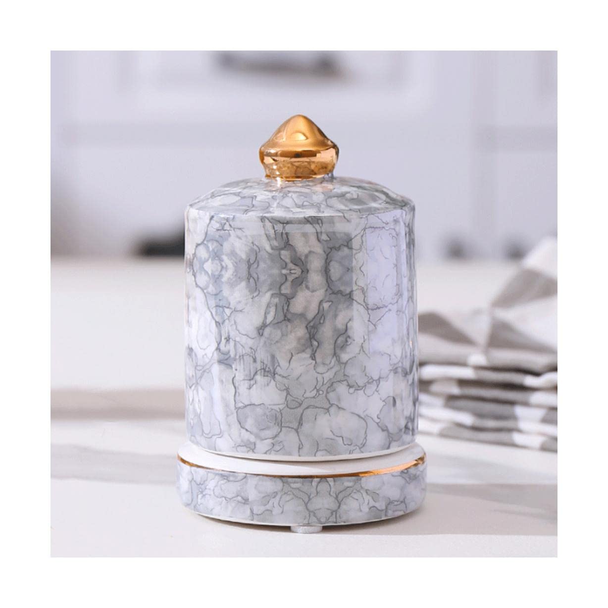 MRKU Toothpicks Dispenser Toothpick Box Holder Fashion Ceramic with Lid Container Thickening Decoration for Kitchen
