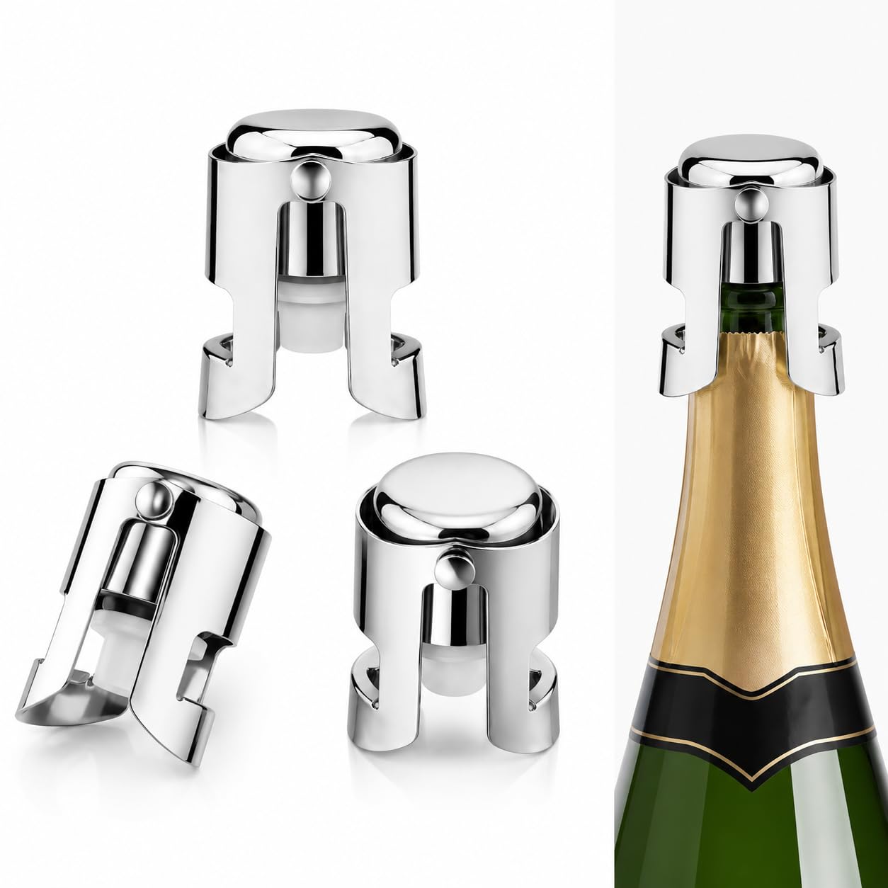 3 PCS Wine Stopper, Bottle Stoppers, Champagne Stoppers