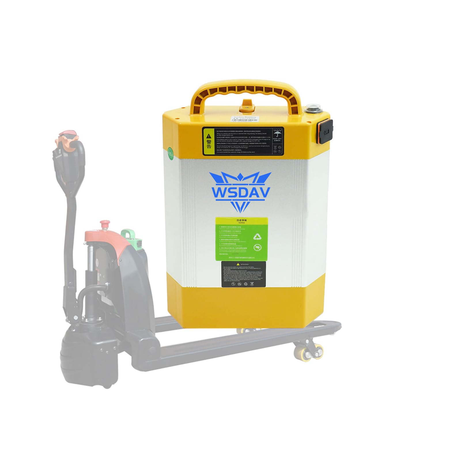 Batería de 24 V 28 Ah para transpaleta eléctrica, batería de Litio LiFePO4 de 48 V 15 Ah/20 Ah para Carretilla elevadora eléctrica/camión de Carga y descarga/CBD15J/20J-LI2,24v28ah 222mm