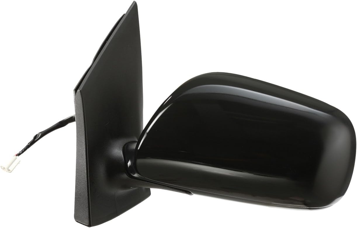 Driver Side Mirror for Toyota Yaris Sedan, Black, Foldaway, Power