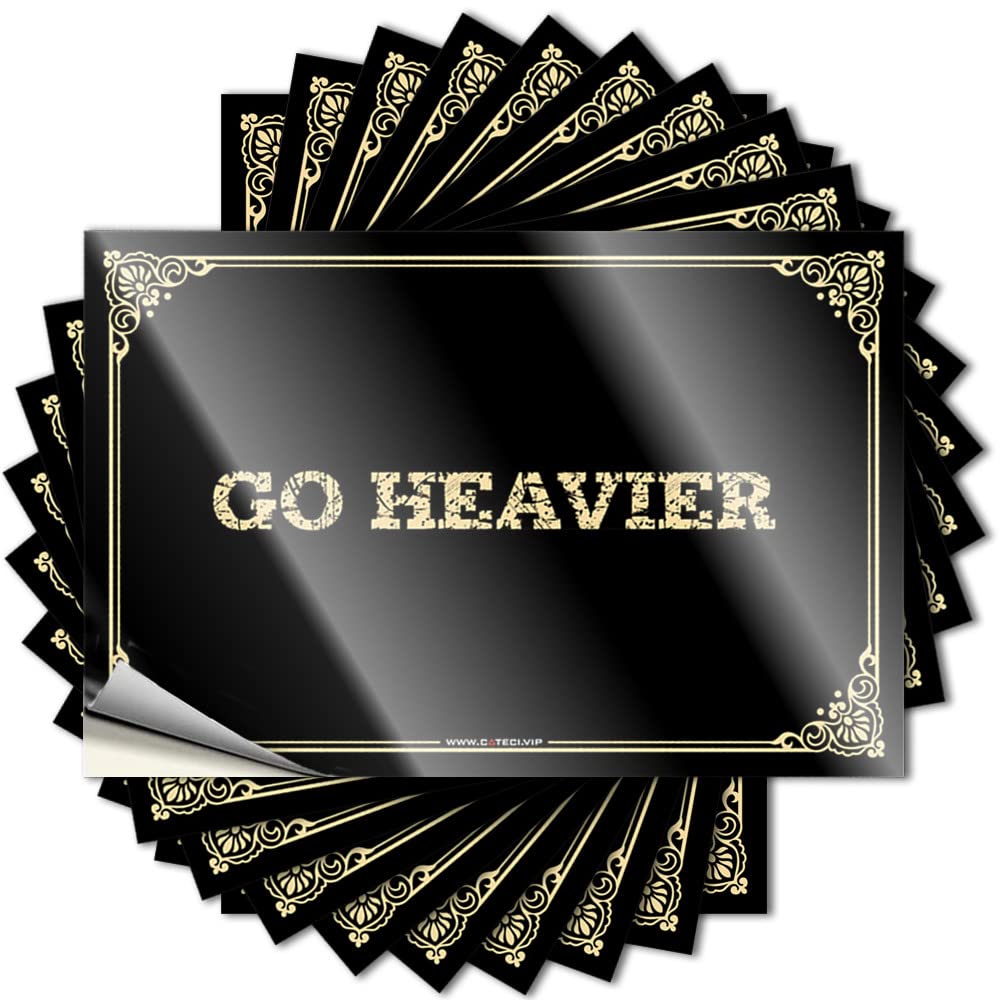 Bedroom Stuff Decal - Affirmation Teen Tumbler Go Heavier(12X18CM)