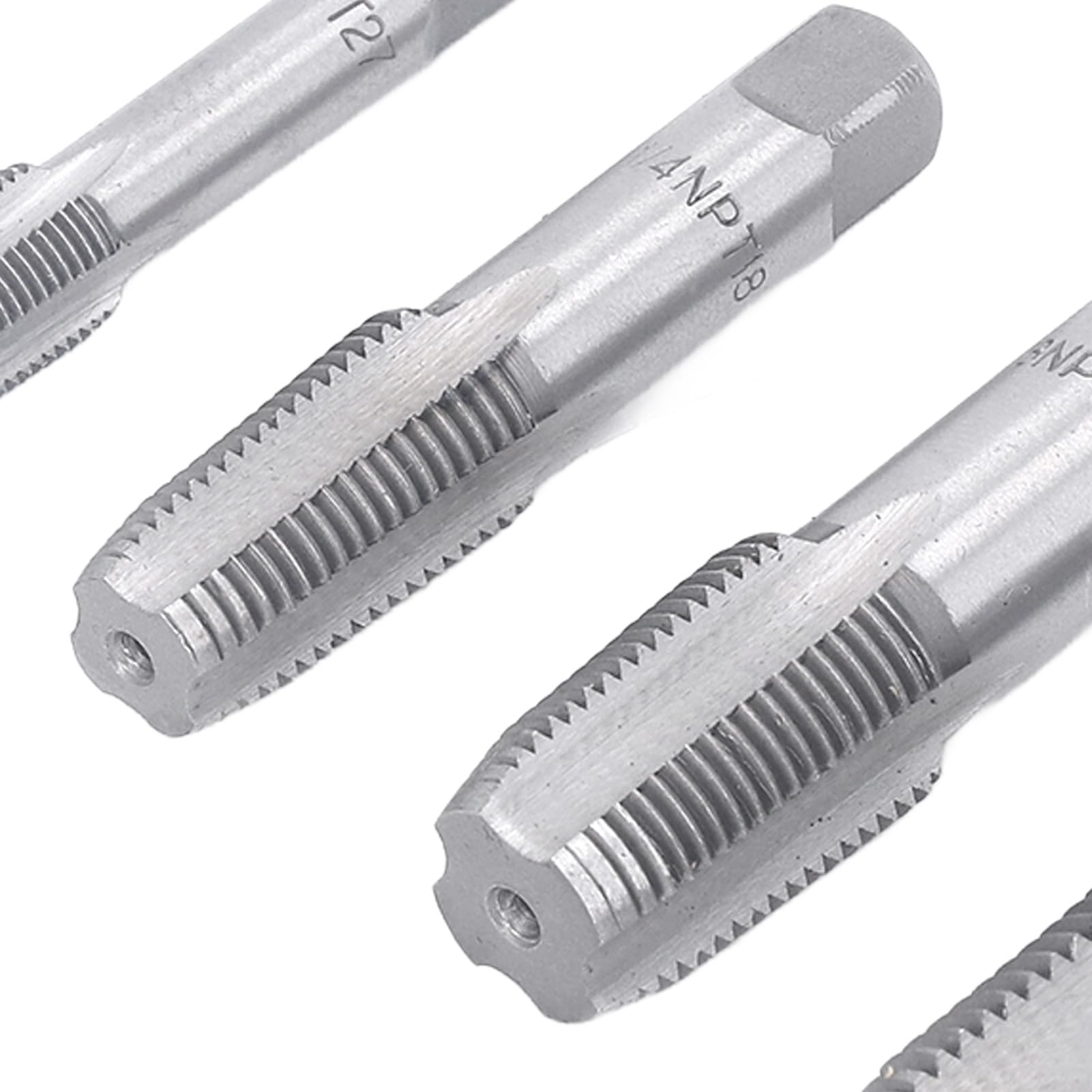 Ensemble de Robinets de Tuyauterie NPT 5 Pièces, Ensemble de Robinets de Plomberie à Filetage en Acier au Carbone avec étui de Rangement, Tailles Incluses 3/4, 1/2, 3/8, 1/4, 1/8
