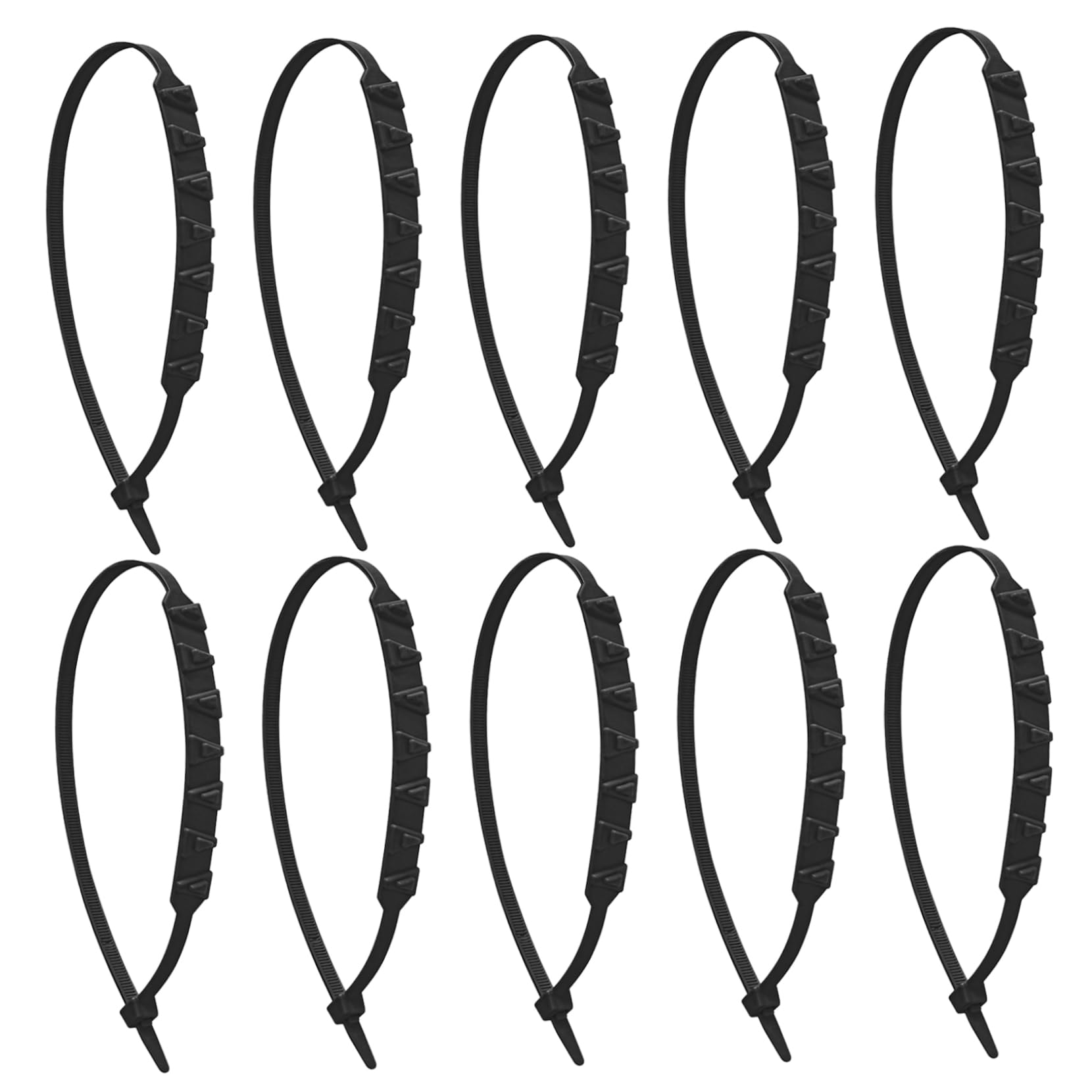Snow Chains for Motorbike E-bike 10Pcs Non-slip Tire Chains Universal Wheel Chains for Snow Nylon 20 Teeth Winter Snow Tire Chains Snow Tire Chains Wheel Chains for Snow Tire Chains Chains for Tires