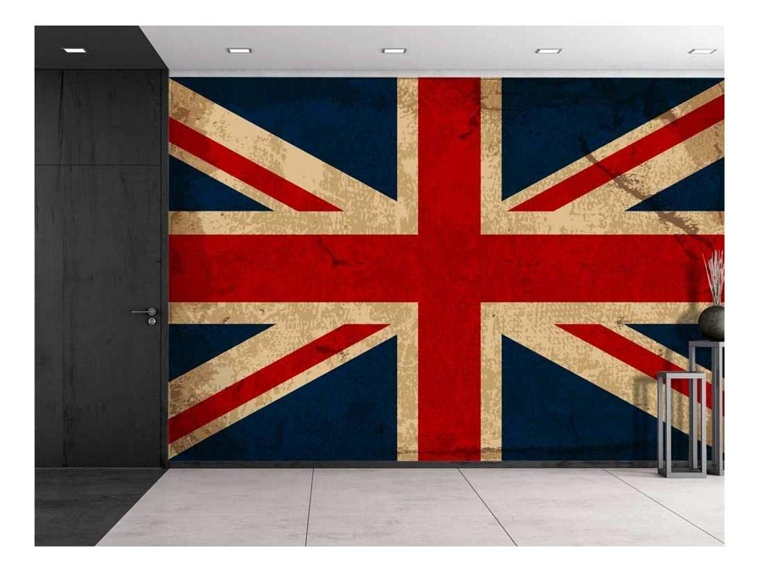 Wall26large Wall Mural Vintage Uk Flag Self Adhesive Vinyl Wallpaper |  Desertcart Seychelles, image size:1100x829