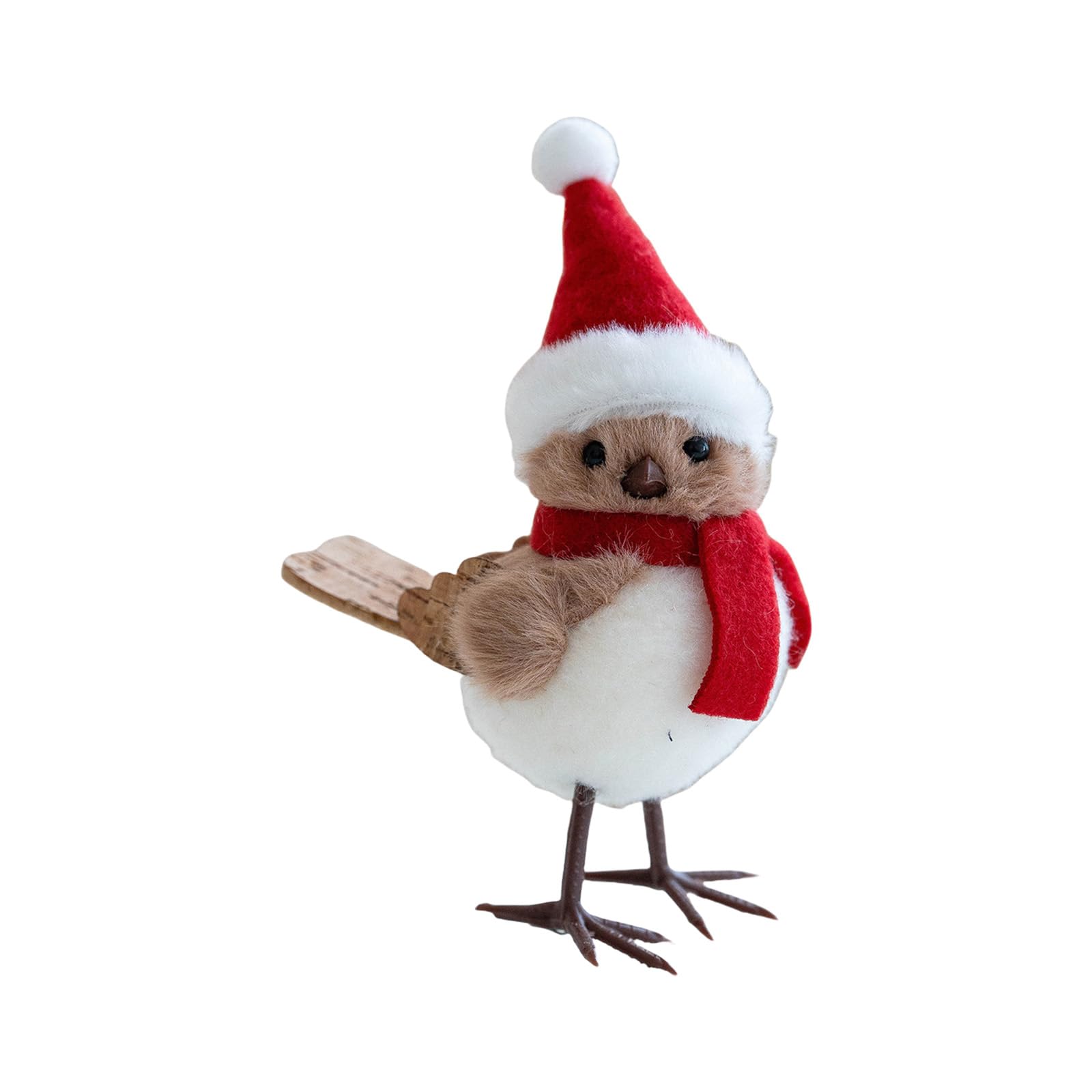 carotoe Handcrafted Christmas Bird Ornament Portable Portable Holiday Decors for Tree Wreath Gift Package Winter Atmospheres Tree Decors