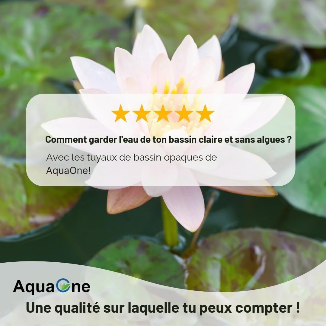 AquaOne Tuyau d'étang 38 mm 1 1/2