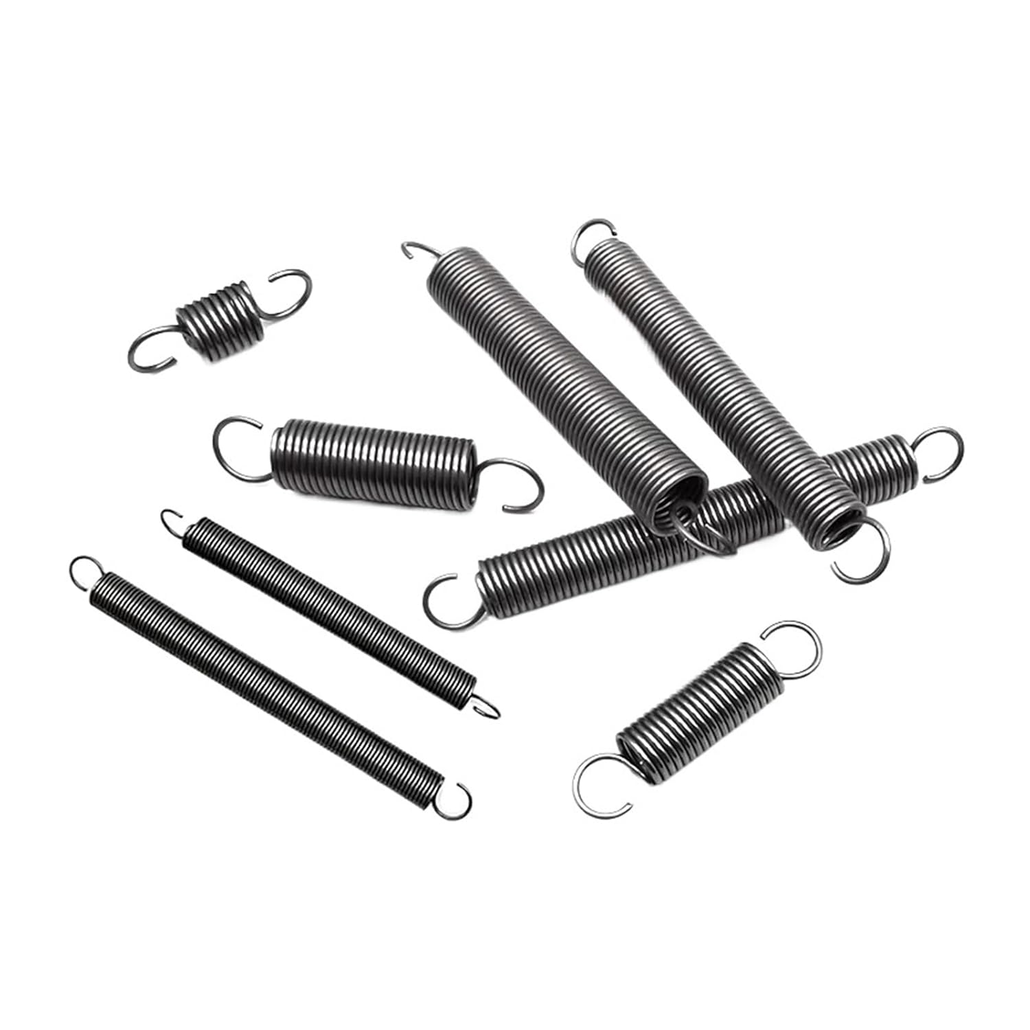 65Mn Open Hook Tension Spring Wire Diameter 1.0mm with O Hook Extension Spring Outer Diameter 5-12mm Extension Spring(25mm,5MM_1.0MM(1PCS))