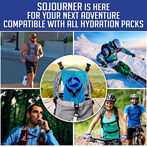 Image of Sojourner Hydration Pack, Hydration Backpack - Water Backpack with 2l Hydration Bladder, Festival Essential - Rave Hydration Pack Hydropack Hydro for Hiking, Running, Biking, Festival Gear