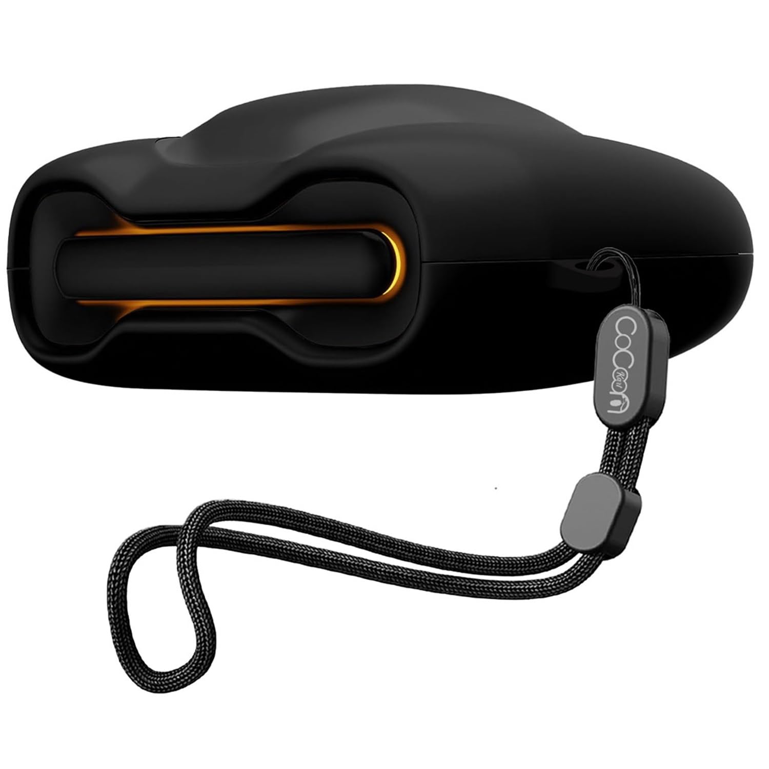Soft Silicone Case Cover Compatible for GoBoult Audio UFO | GoBoult Astra | GoBoult Mustang Torq (Black,Lanyard)-image-9
