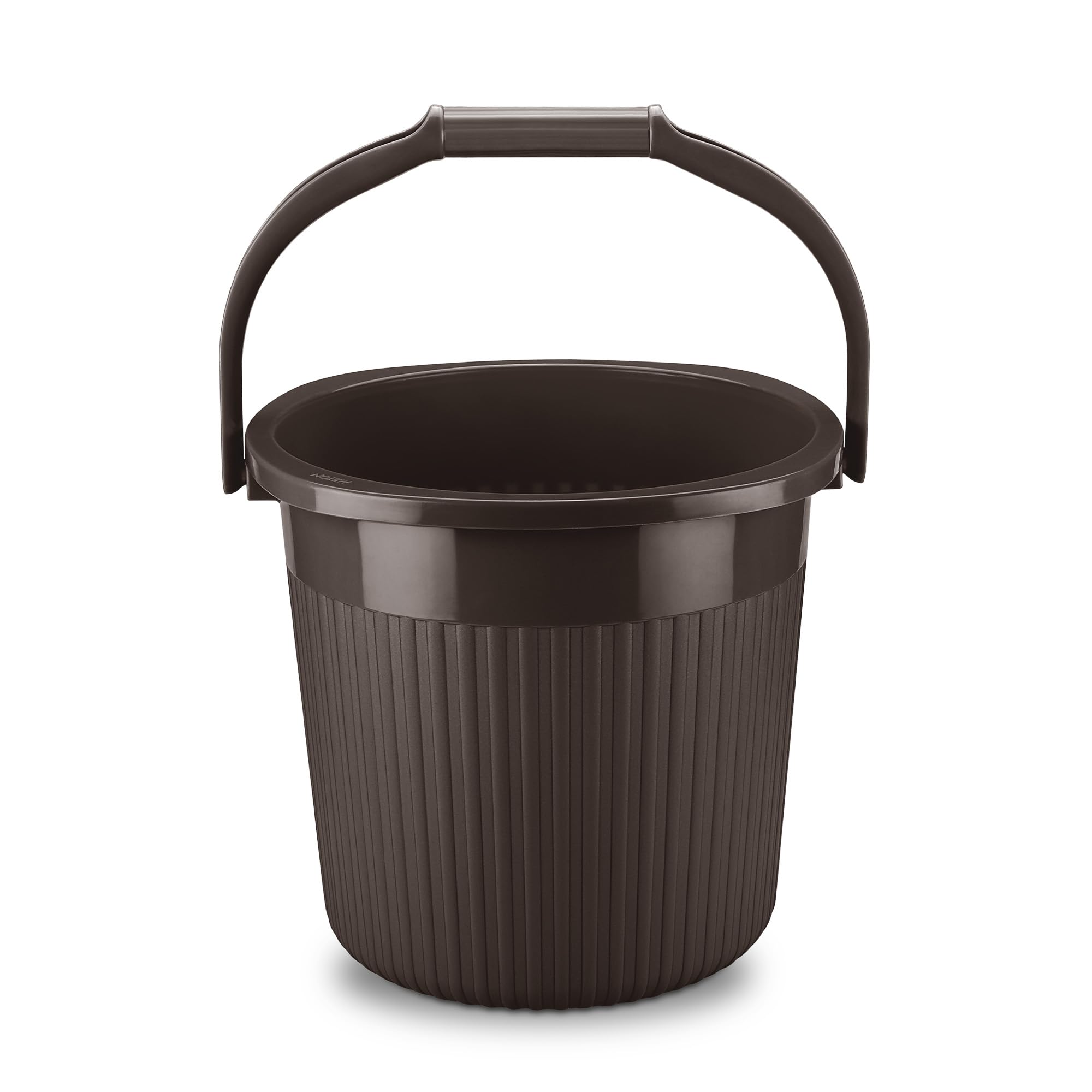 Milton Ritz 18 Plastic Bucket with Handle, 16 litres, Choco Brown | Home | Bathing | Storage | Bathroom | Multipurpose | Easy to Carry (B0D5YPPFNJ) Amazon Price History, Amazon Price Tracker