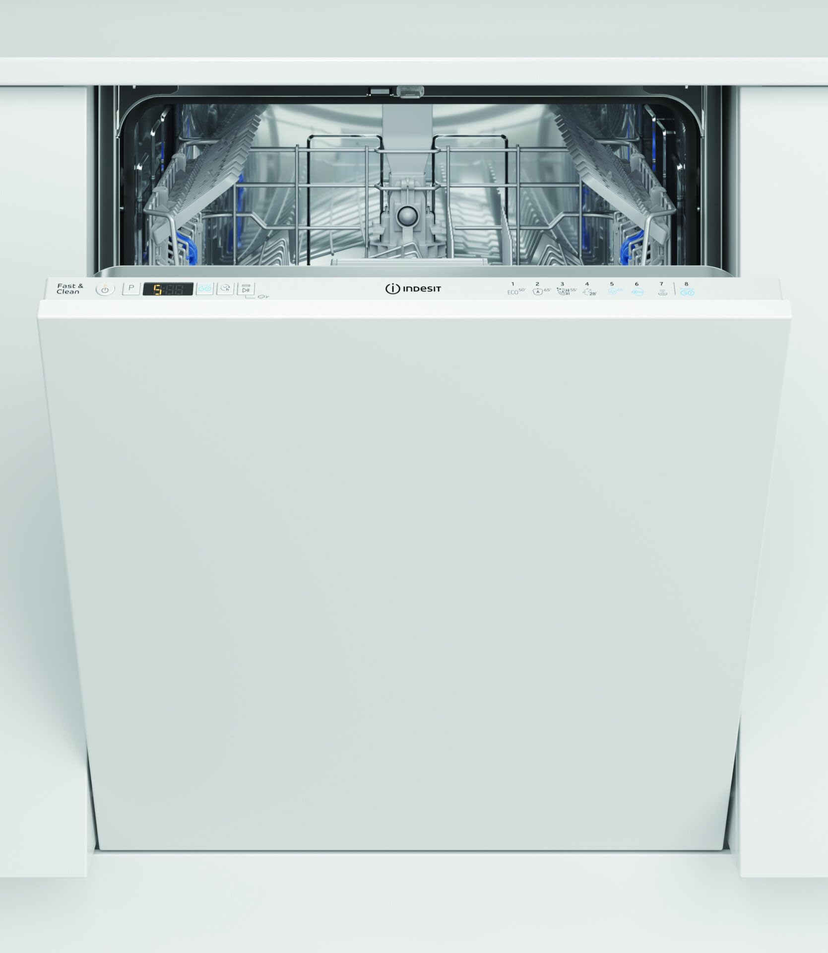 Lavastoviglie A Incasso I3ID534A A Scomparsa Totale, 60 Cm, 14 Coperti, 8 Programmi, 44 dB, Partenza Ritardata, Classe D