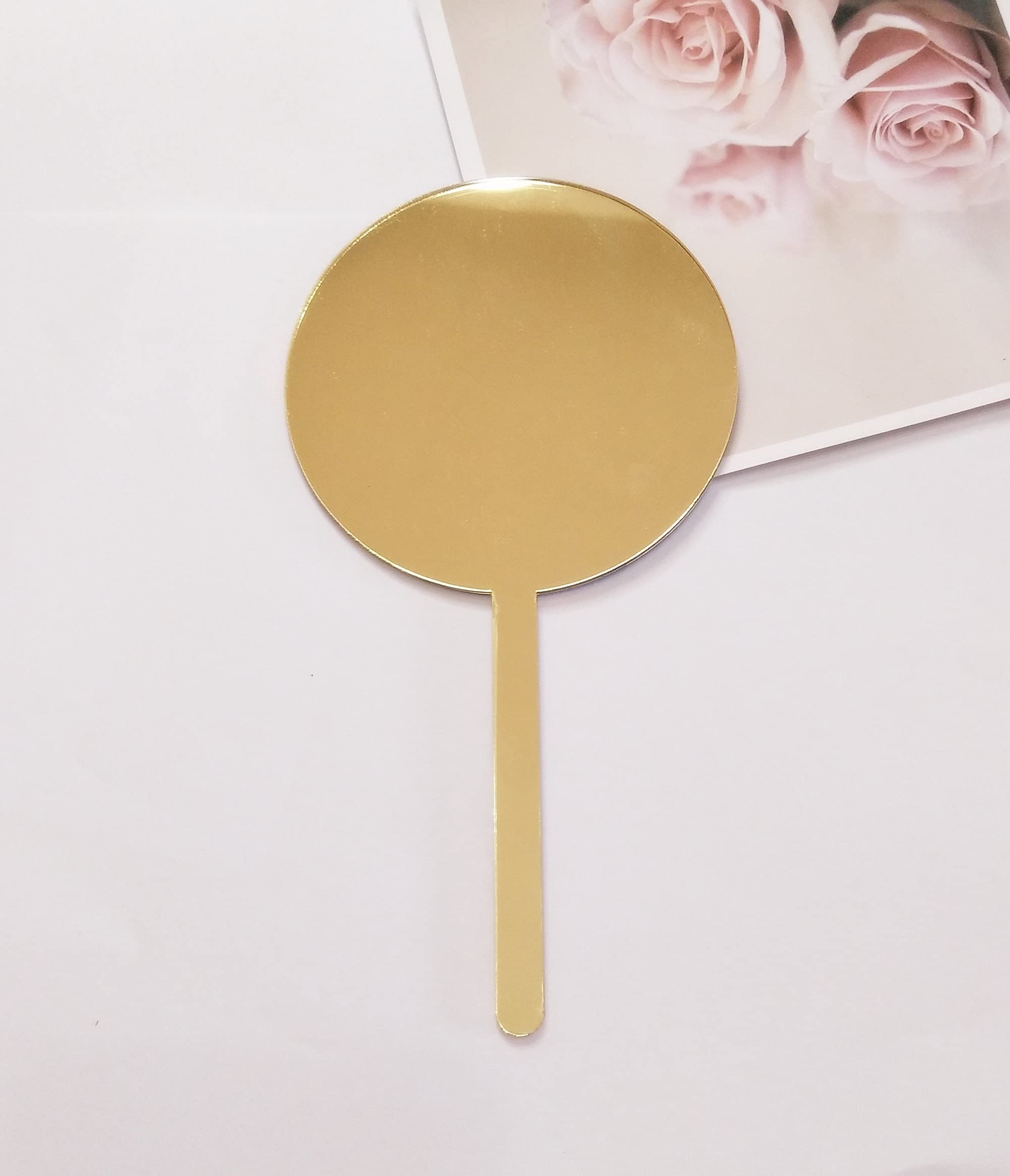 Decorazioni per cupcake dorate per baby shower, 20 ciondoli