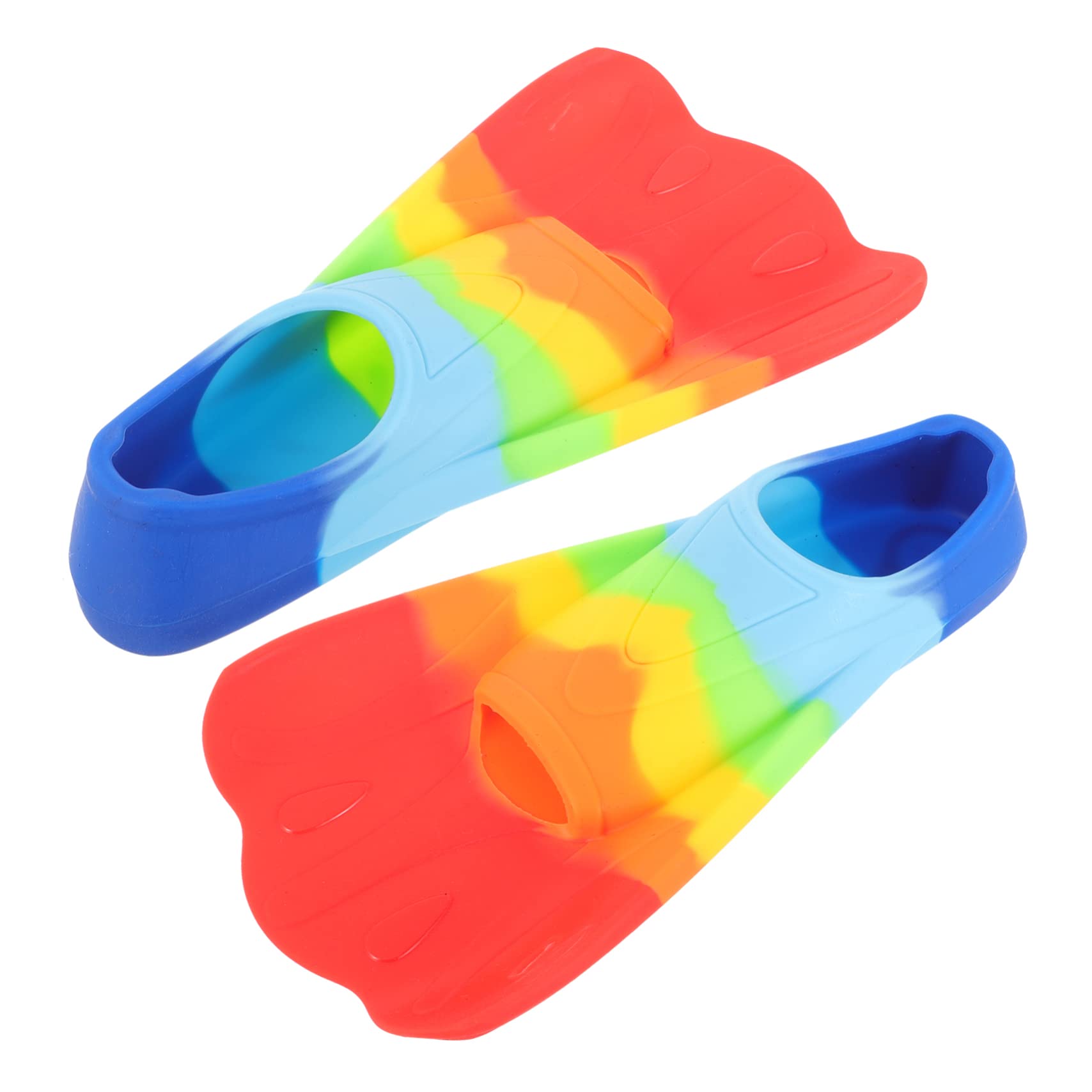iplusmile Silicone pour Garçon Fille Fins de Natation Légères Confortables pour Garçon Fille Équipement pour Nageurs pour Apprentissage